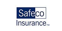 Safeco Insurance logo in blue and white