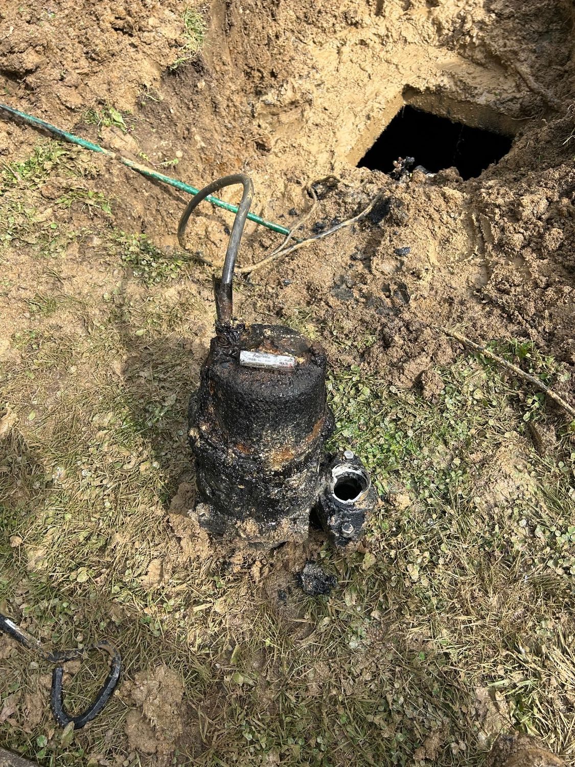 Septic services in progress