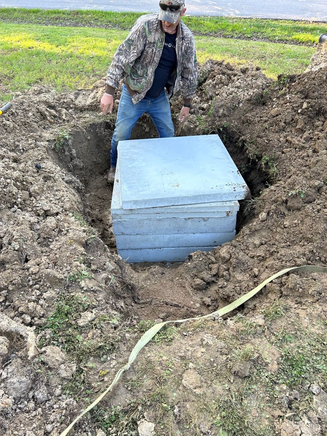 Wabash Valley Septic and Drain professional working