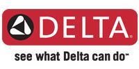 Delta logo with red banner and slogan “see what Delta can do”