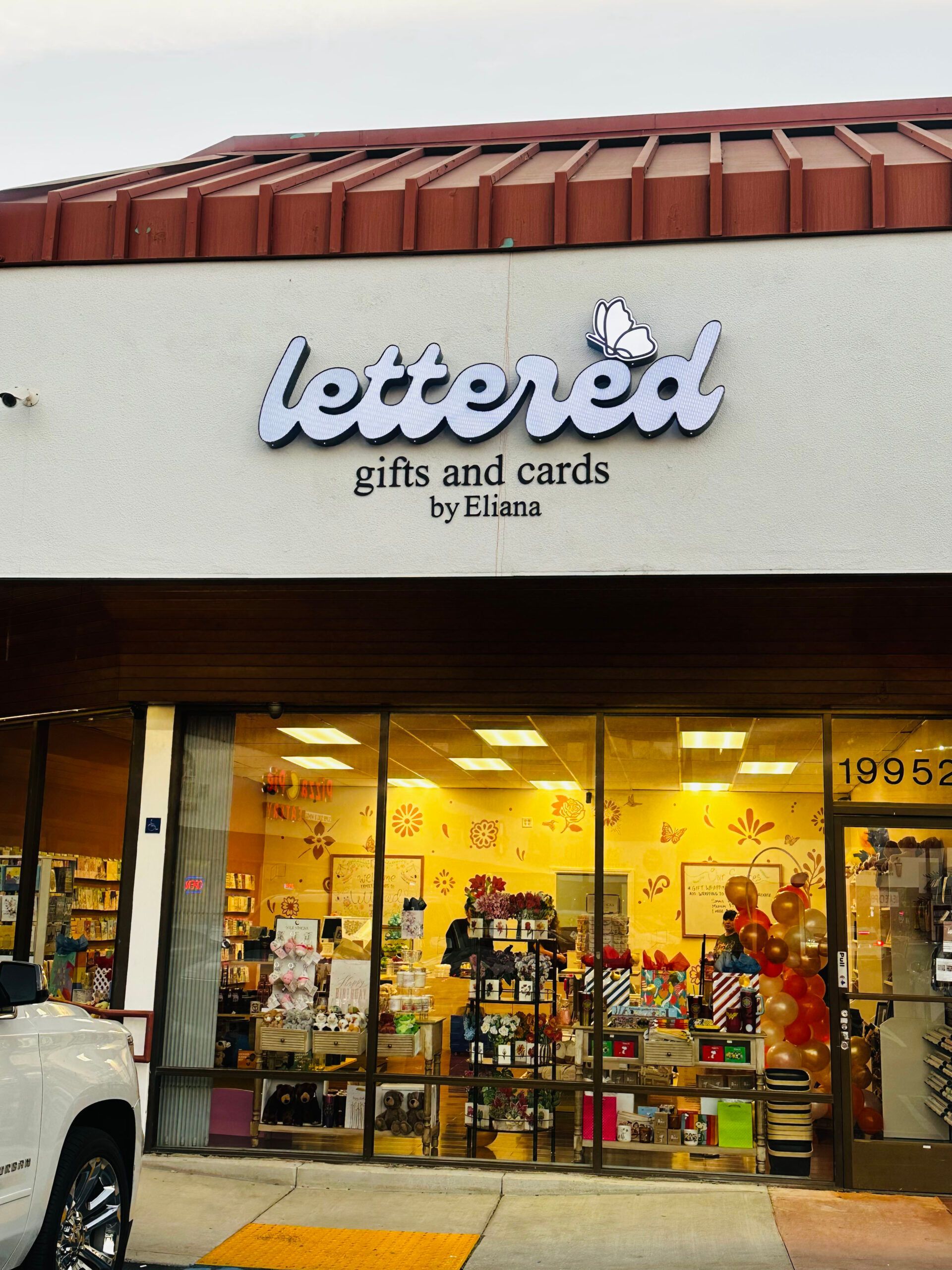 A store called lettered gifts and cards by diana