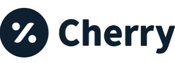Cherry logo with a navy circle icon and the word “Cherry” in dark blue text
