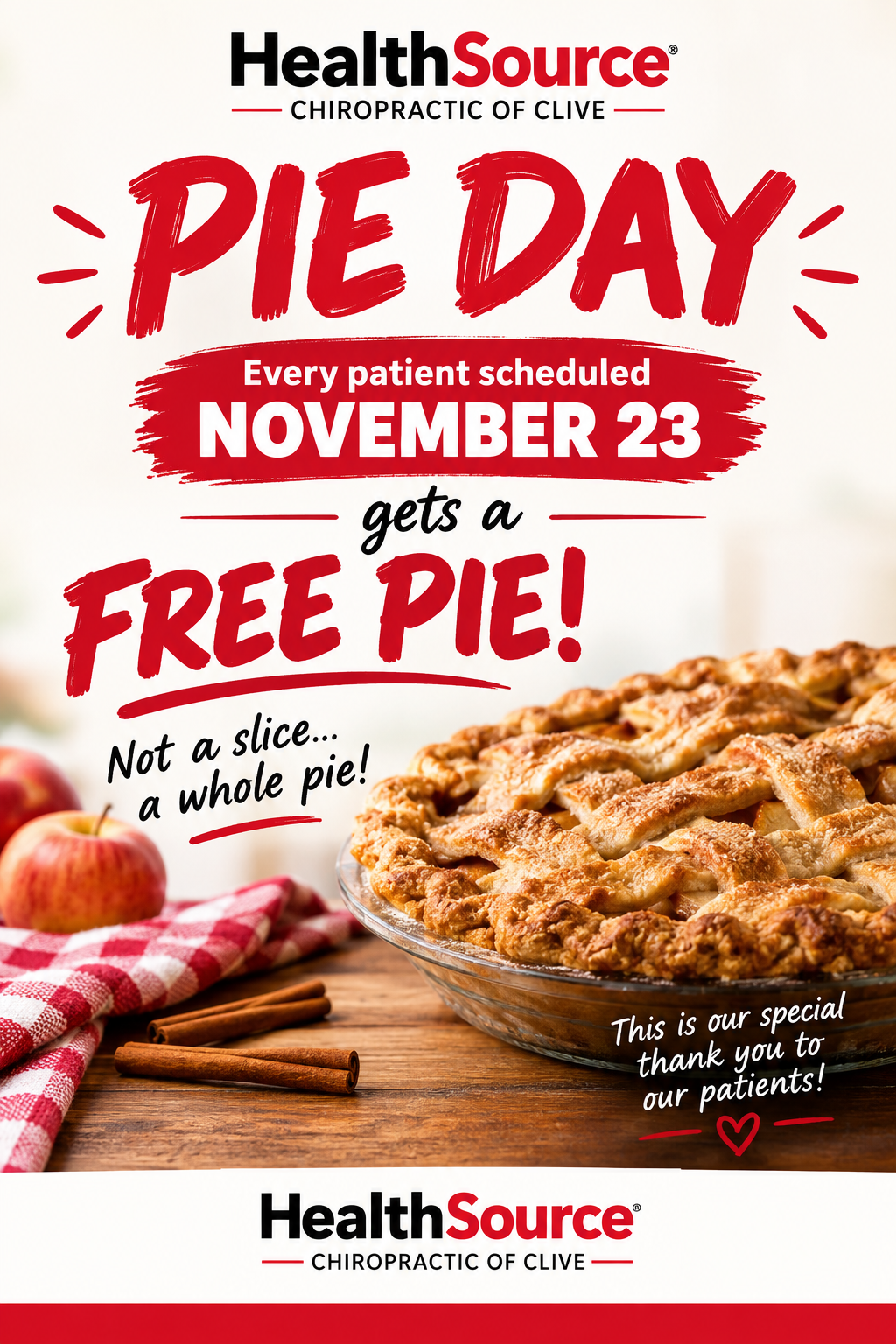 Pie Day poster