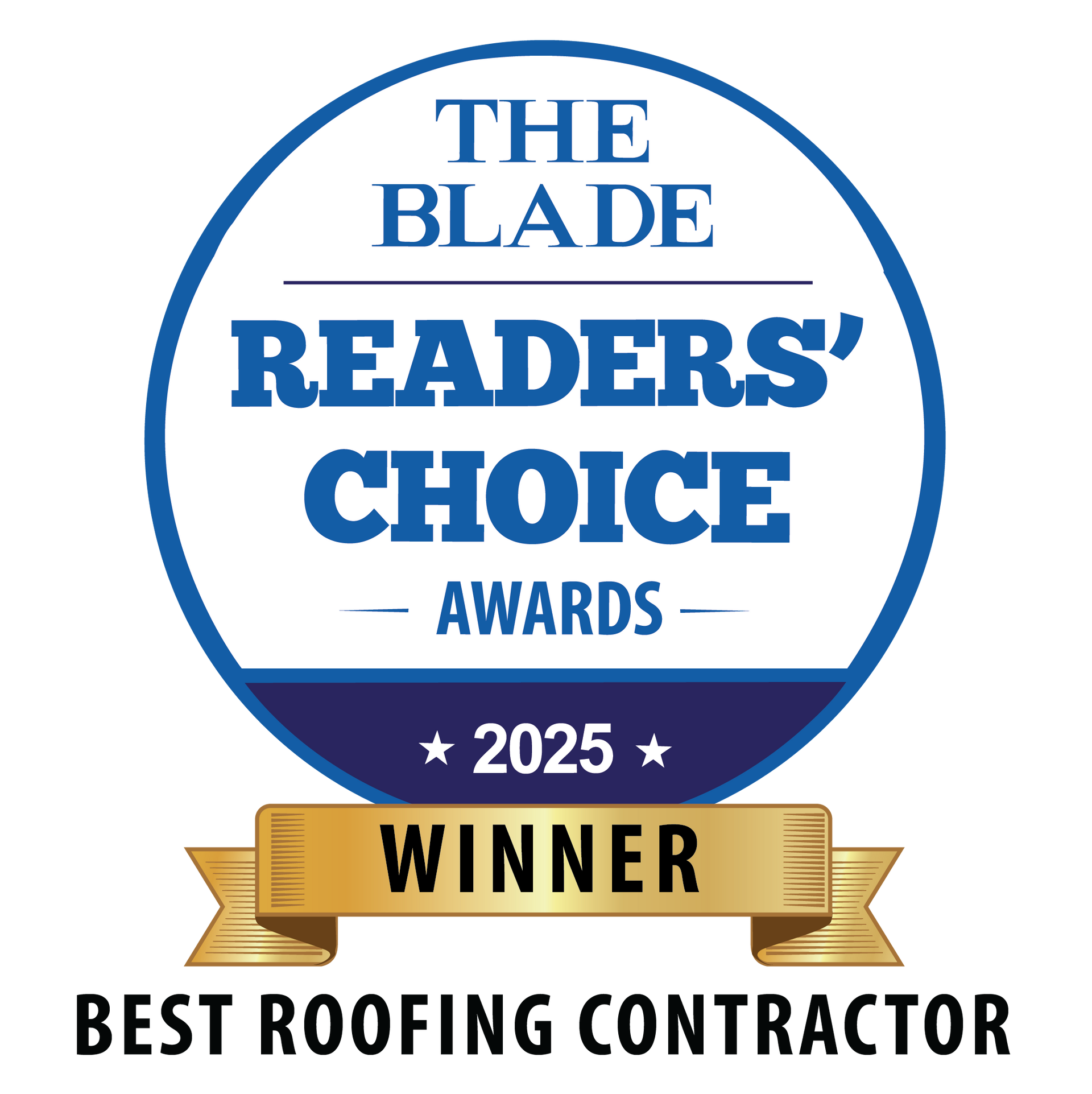 The Blade Readers' Choice Award 2025, Best Roofing Contractor
