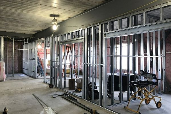 Commercial building framing