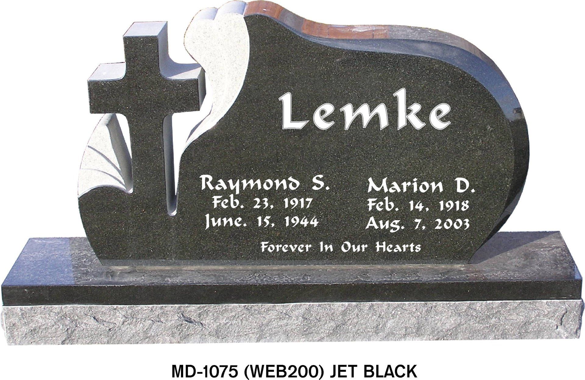 Upright Monuments Memorial Monticello, MN