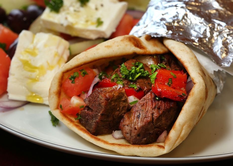 Greek wrapped food