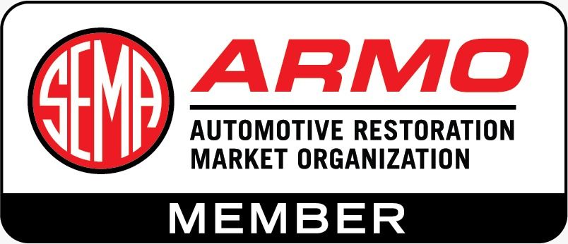 SEMA ARMO Member logo. Red and white logo in a black bordered rectangle.