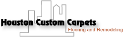 Houston Custom Carpets Flooring & Remodeling Logo