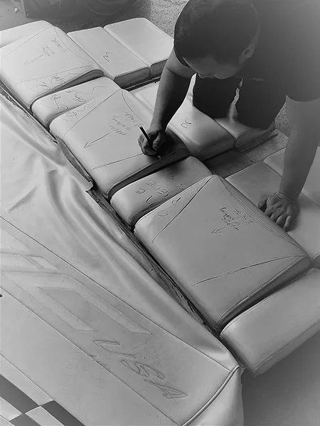 The Interior Guys exert at work