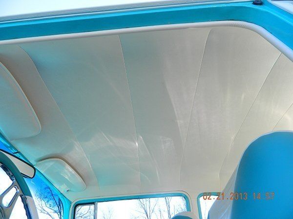 Custom white headliner