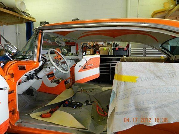 Orange Car restoration