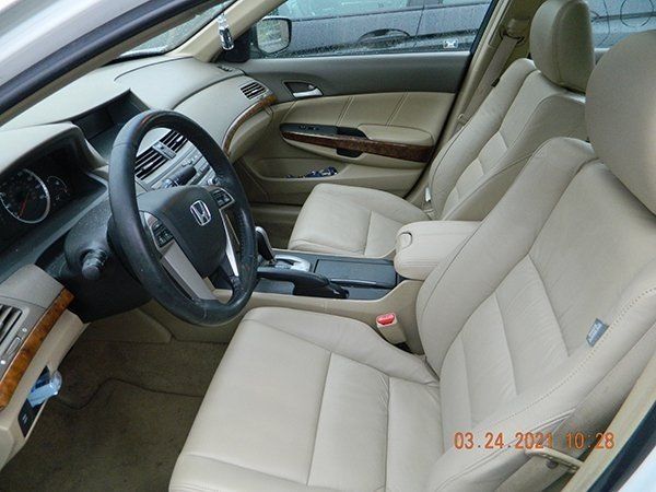 Cream driver and passenger seat