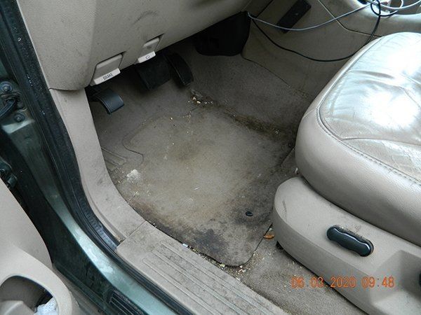 Driver side floor mat