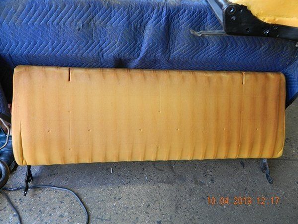Back seat foam repair