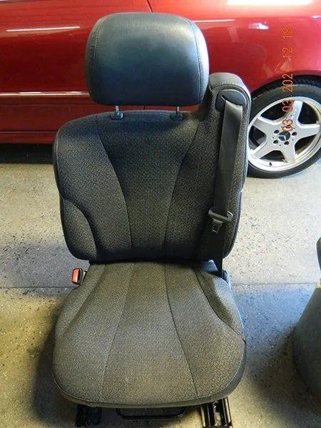 Black driver seat