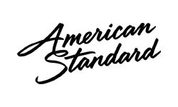 American Standard logo in black script.
