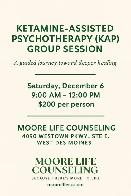 Ketamine-Assisted Psychotherapy (KAP) Group Session Ketamine-Assisted Psychotherapy (KAP) Group Session