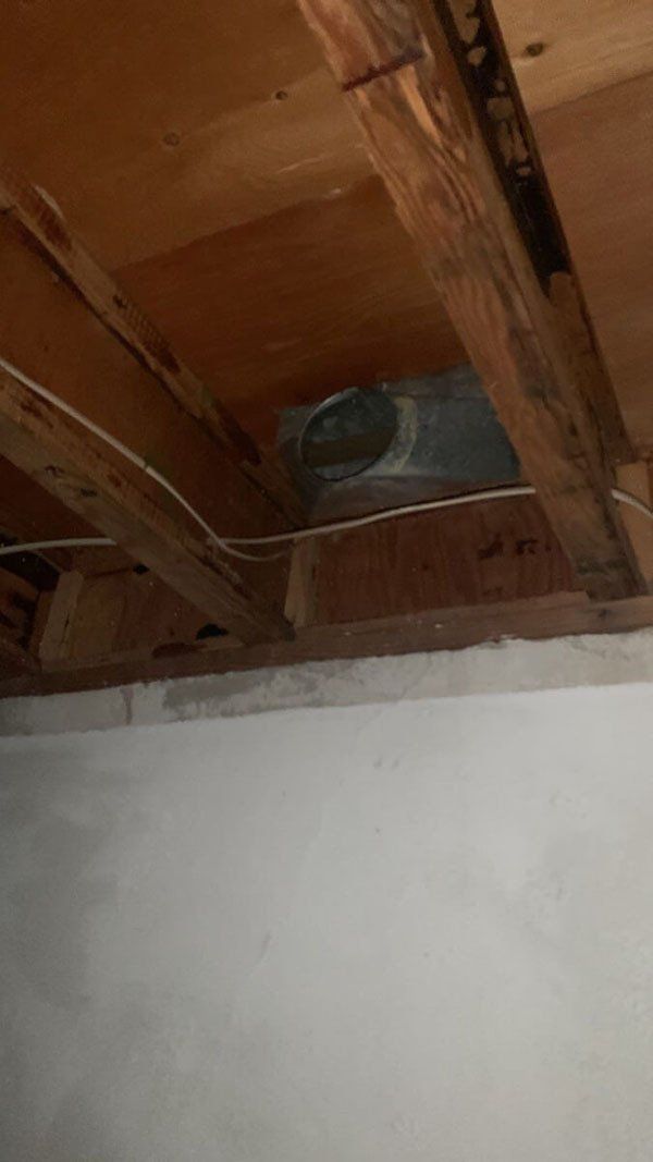 Ceiling electrical wires