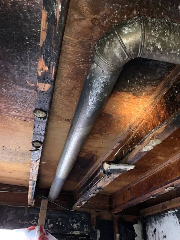 Fire Damage pipes