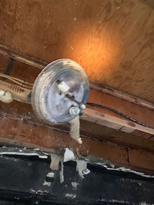 electrical fire damage