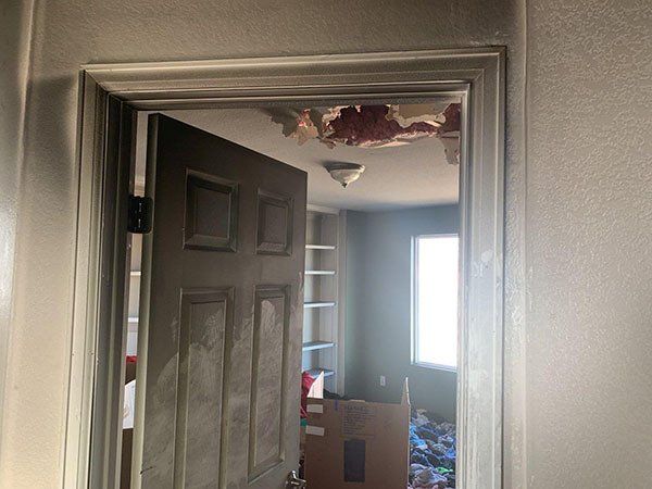 whole in the ceiling