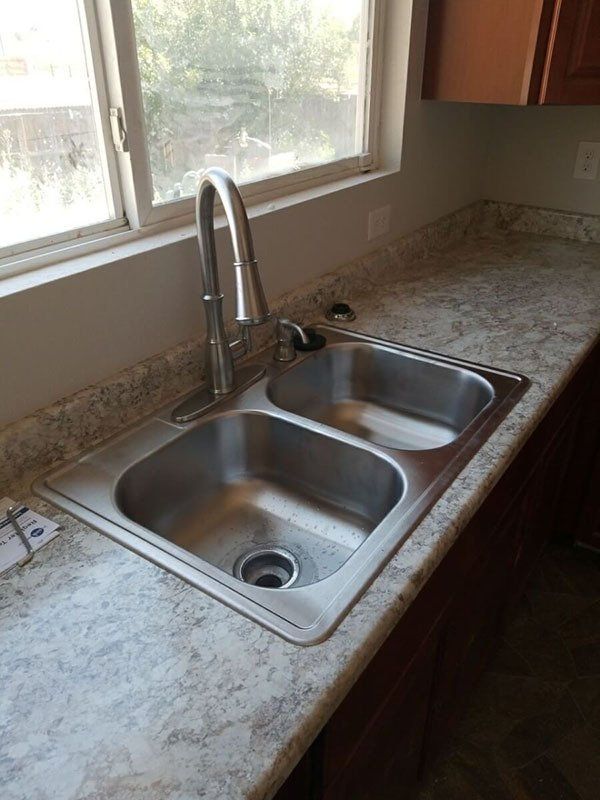 stainless sink