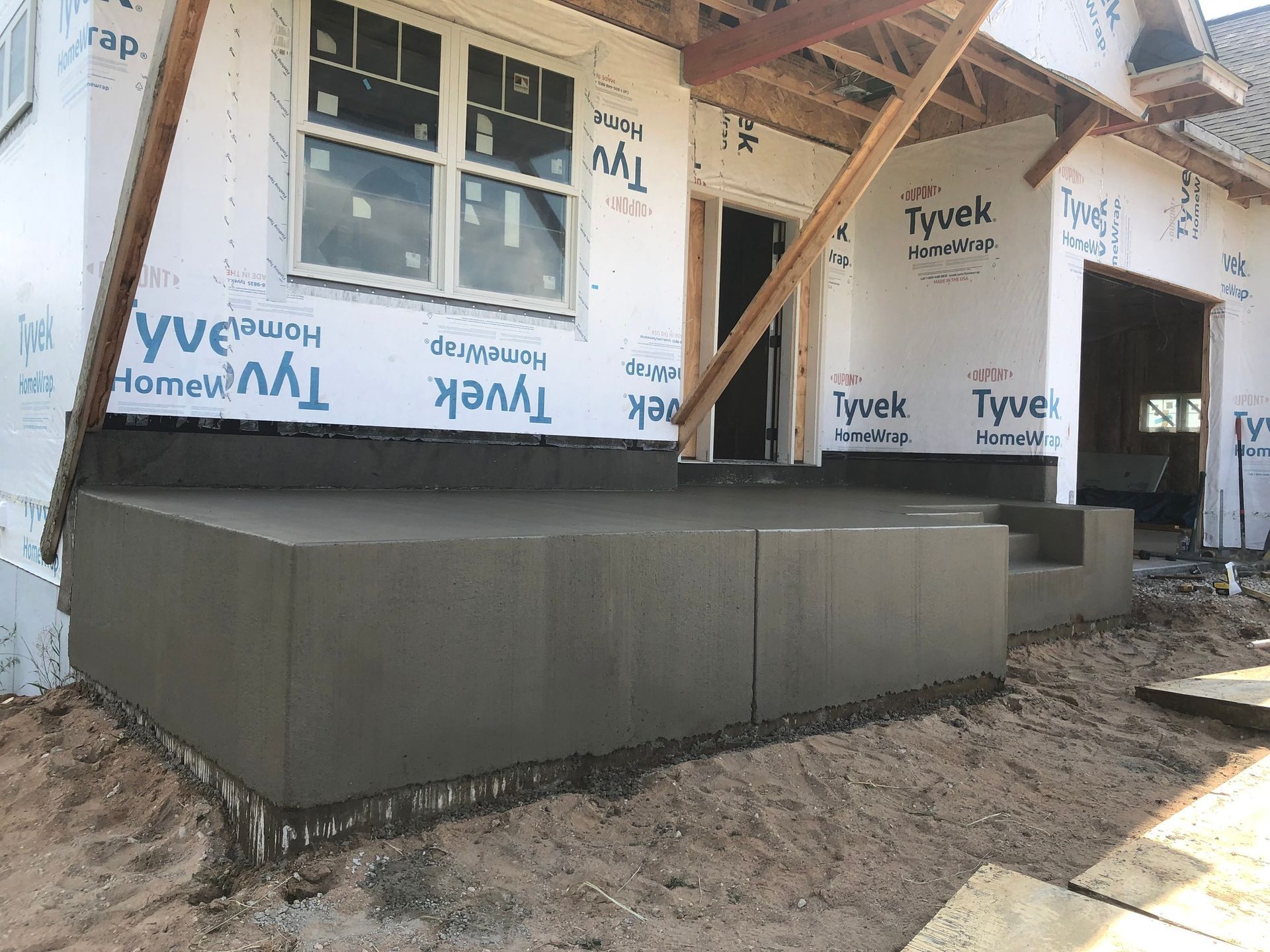Concrete foundation