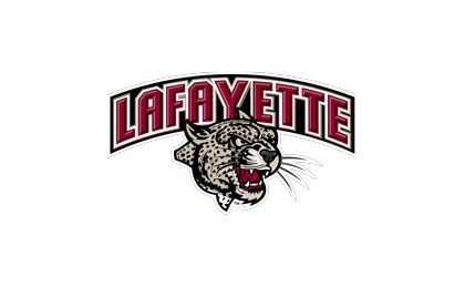 A logo for lafayette high school with a leopard head on a white background.