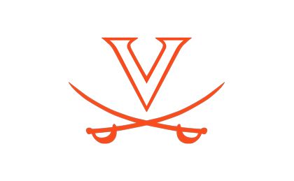 A logo for the university of virginia with two crossed swords.