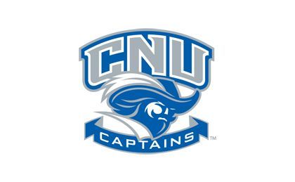 The cnu captains logo is blue and white with a bull head.