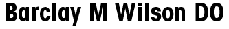 Barclay M Wilson DO - Logo