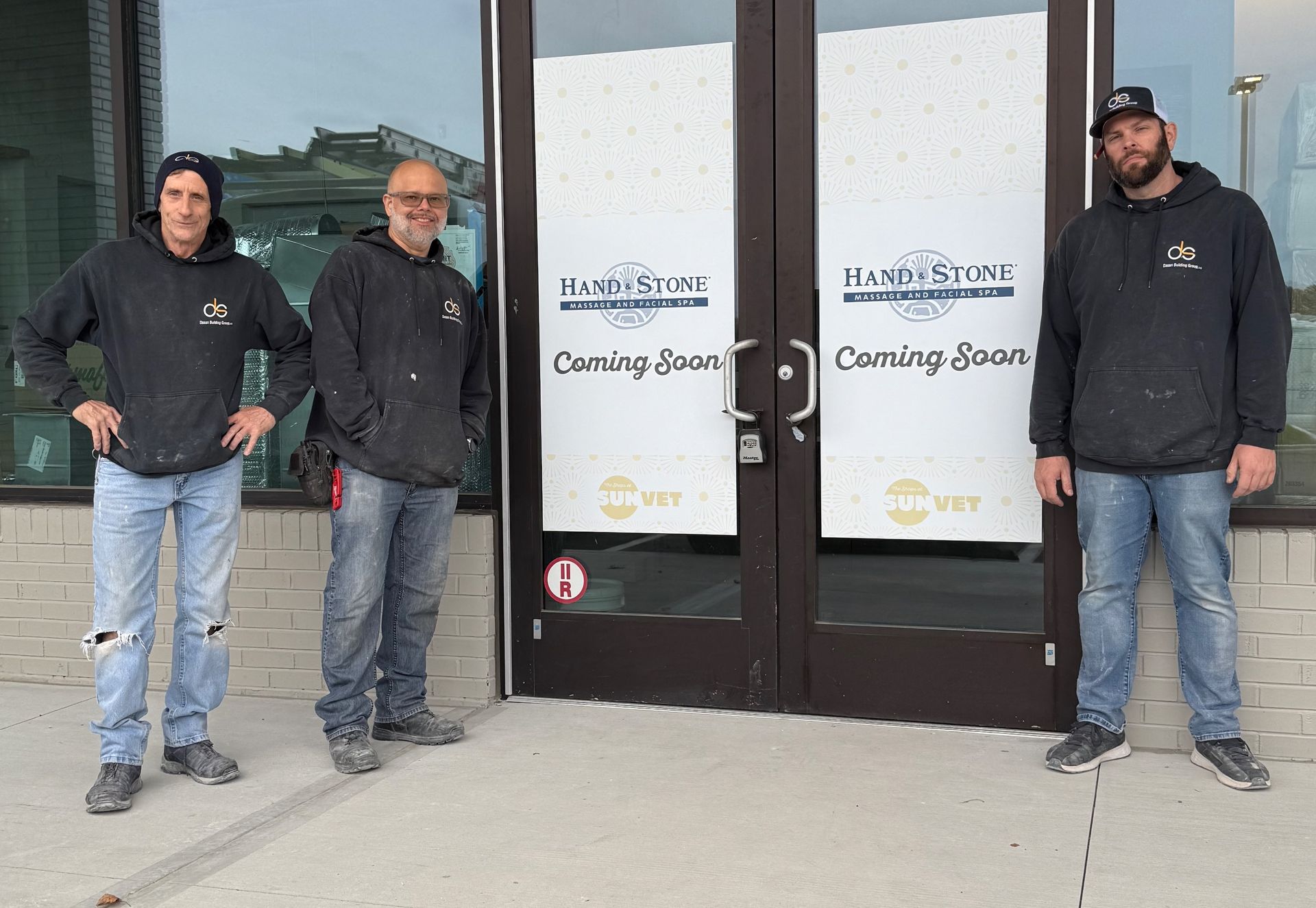 A group shot of the employees