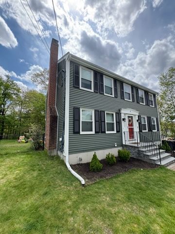 certainteed-siding-installation-milford-ma-left-front-angle-chimney-view