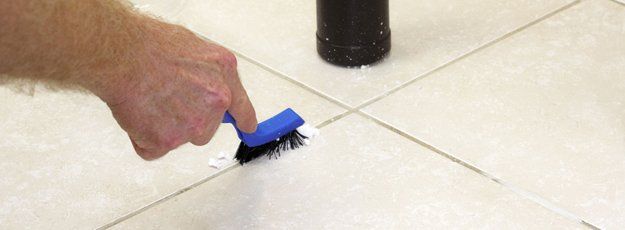 Tile grout cleaning