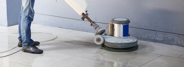 Floor polishing