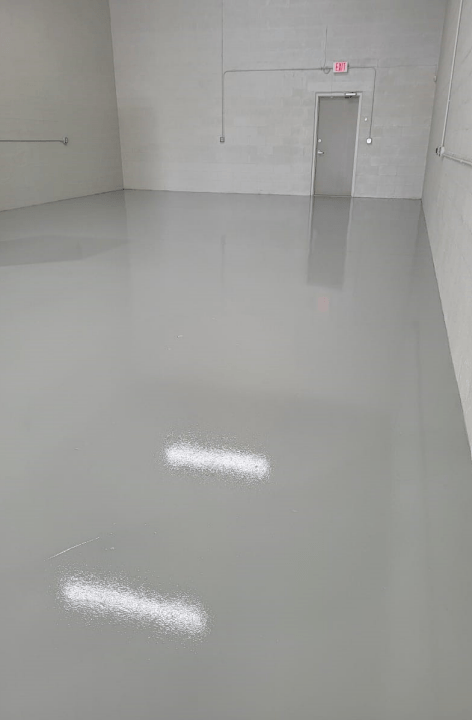 Epoxy garage floor