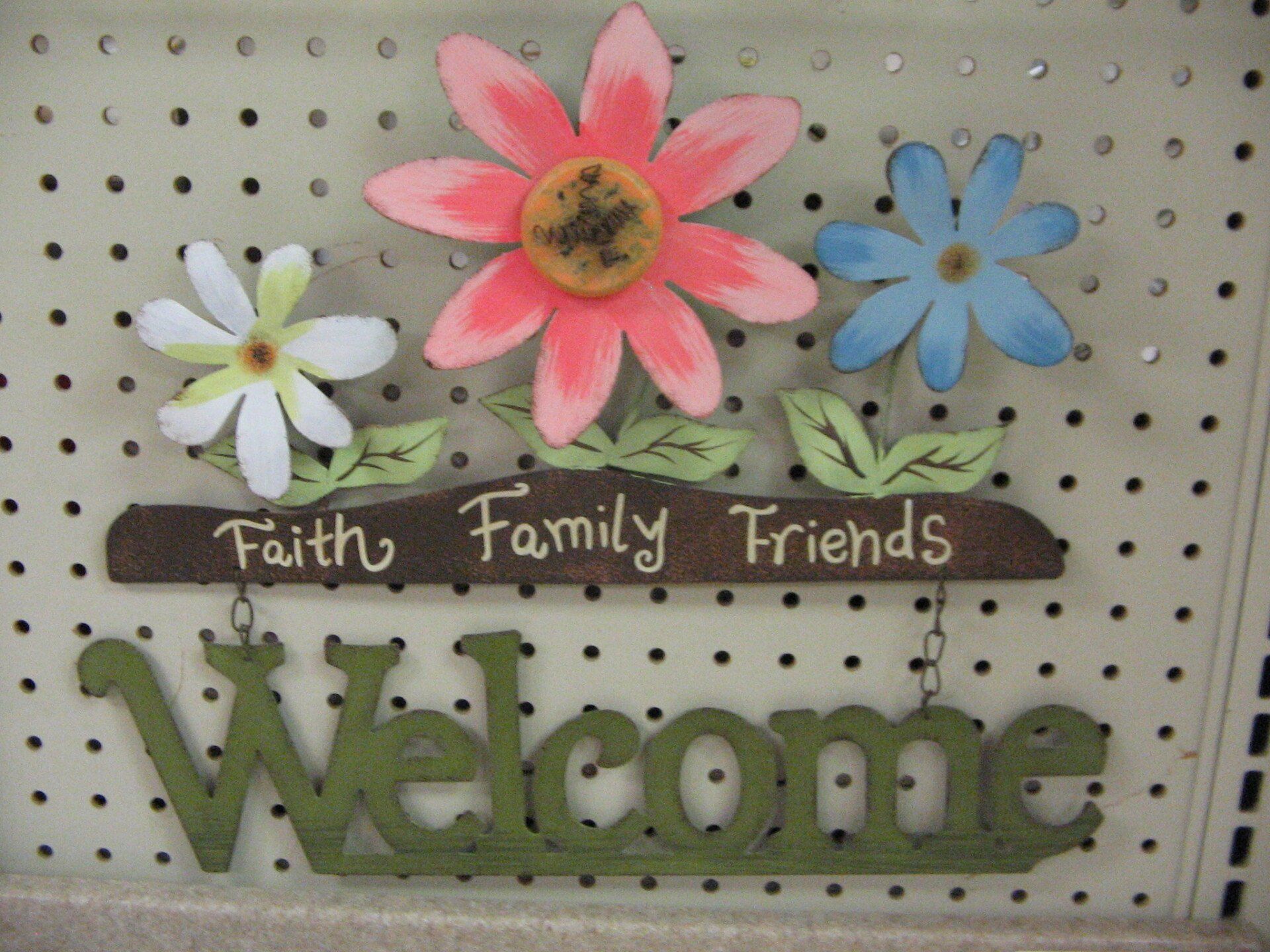 welcome sign