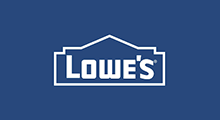 Lowe's logo: White text 