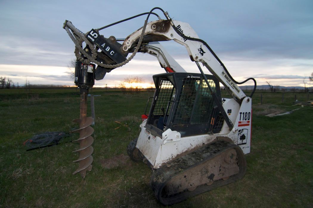 A bulldozer with the number 15 on it.