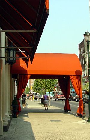 Store front awning and canopy