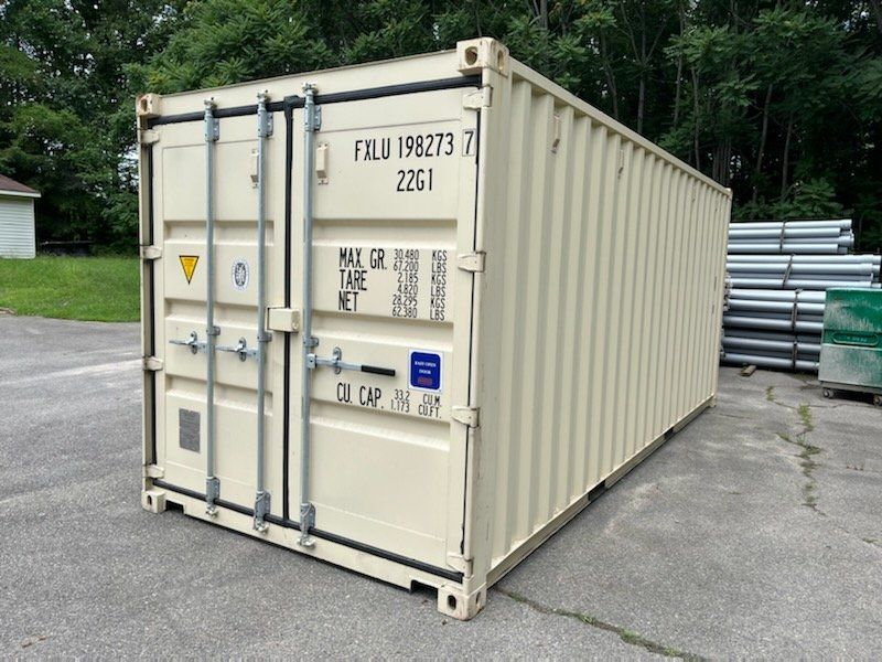 A shipping container with the number 2261 on it