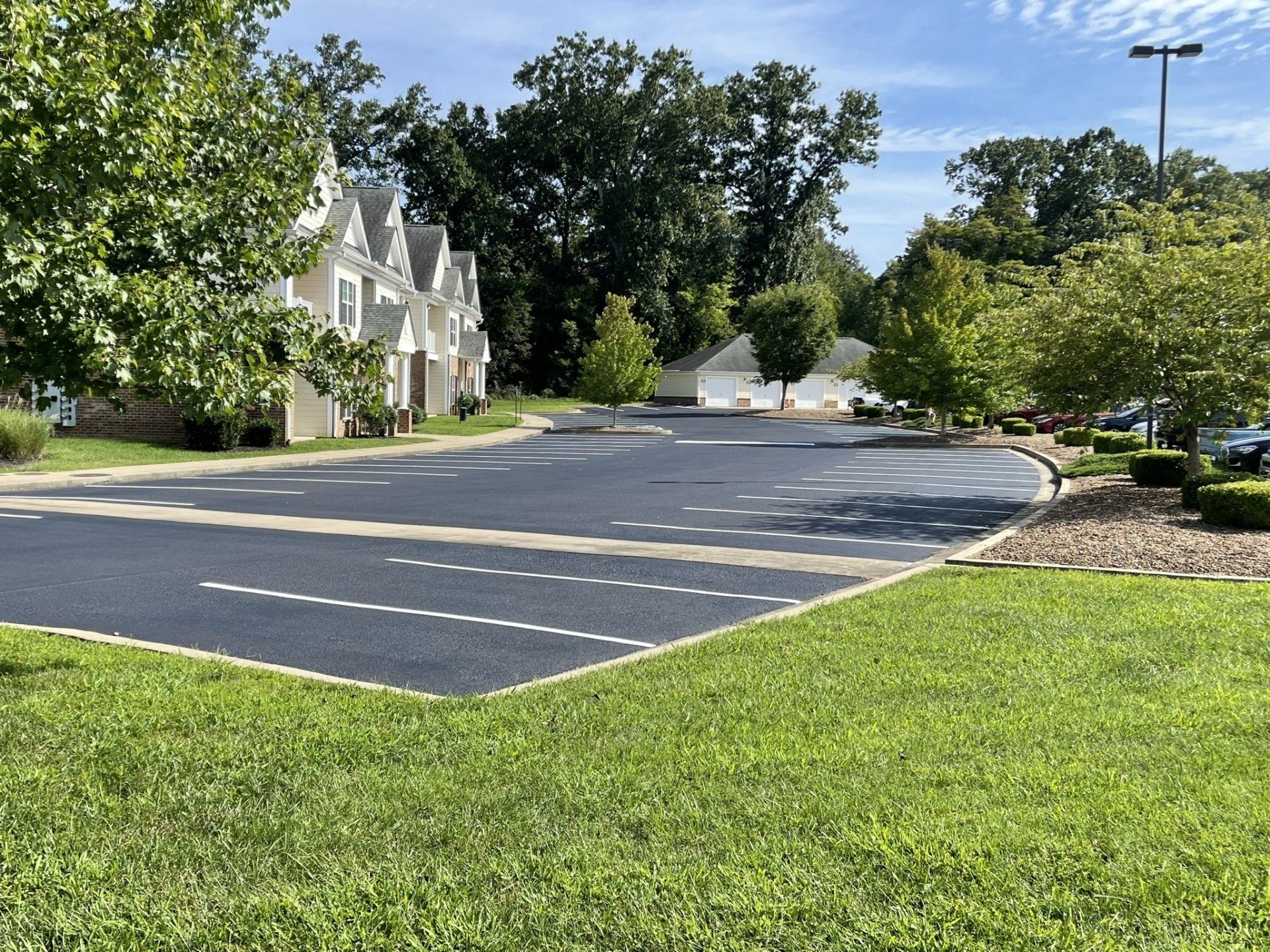Residential parking stripes