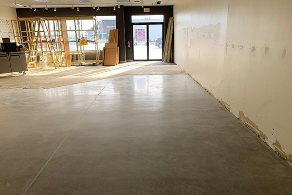 After - residential floor polishing