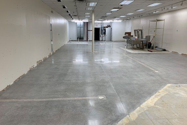 Before - residential floor polishing