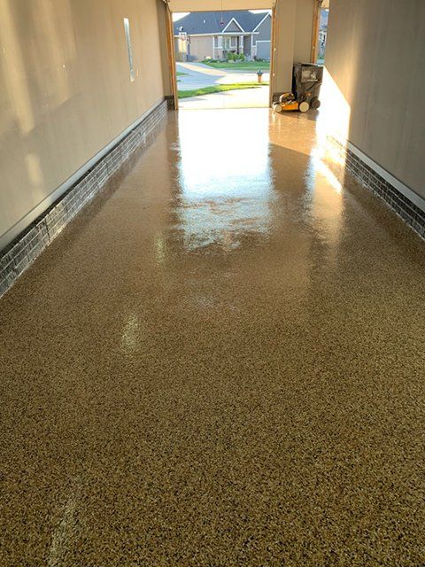 Flake epoxy