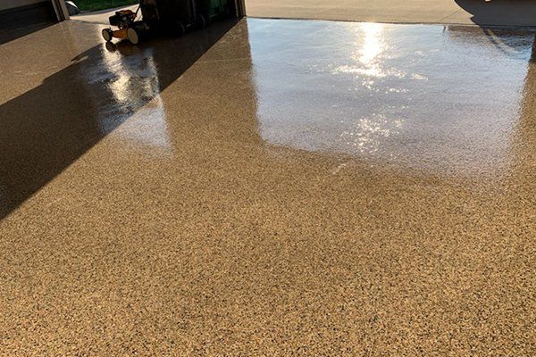 Flake epoxy
