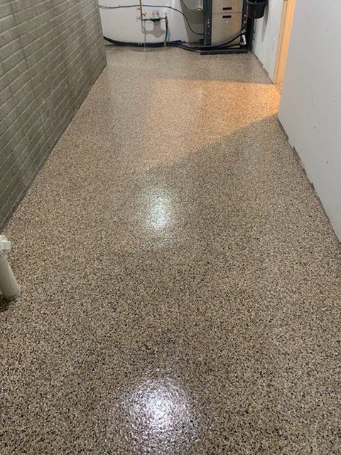 Flake epoxy