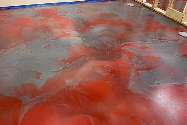 Metallic epoxy - resinous floors