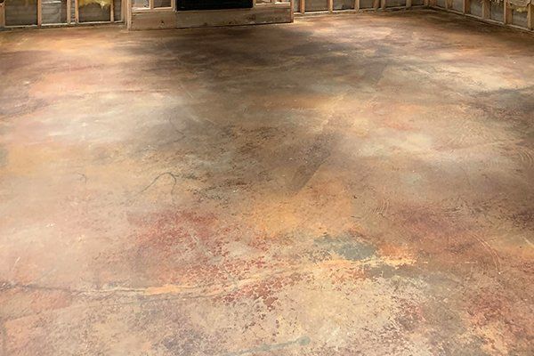 Stain - seal flooring